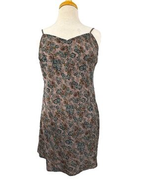 cut loose Size Medium Floral Slip Dress with Adjustable Straps
